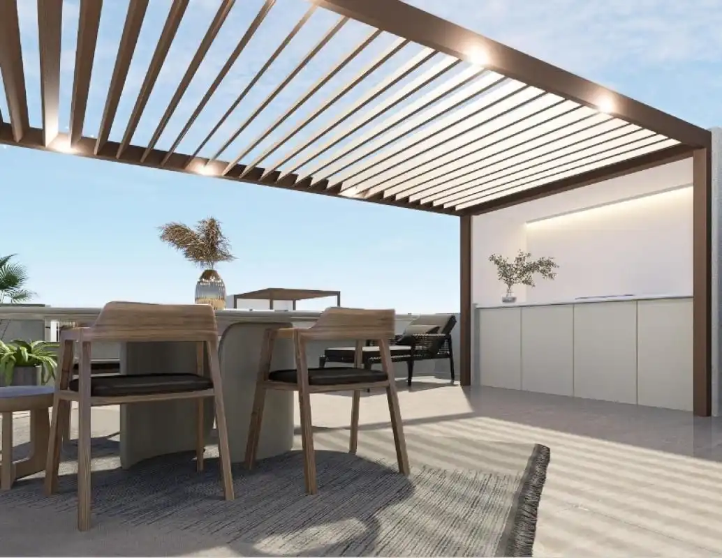 Terraza de Apartamento en venta en Pilar de la Horadada con Aire acondicionado, Calefacción y Jardín privado