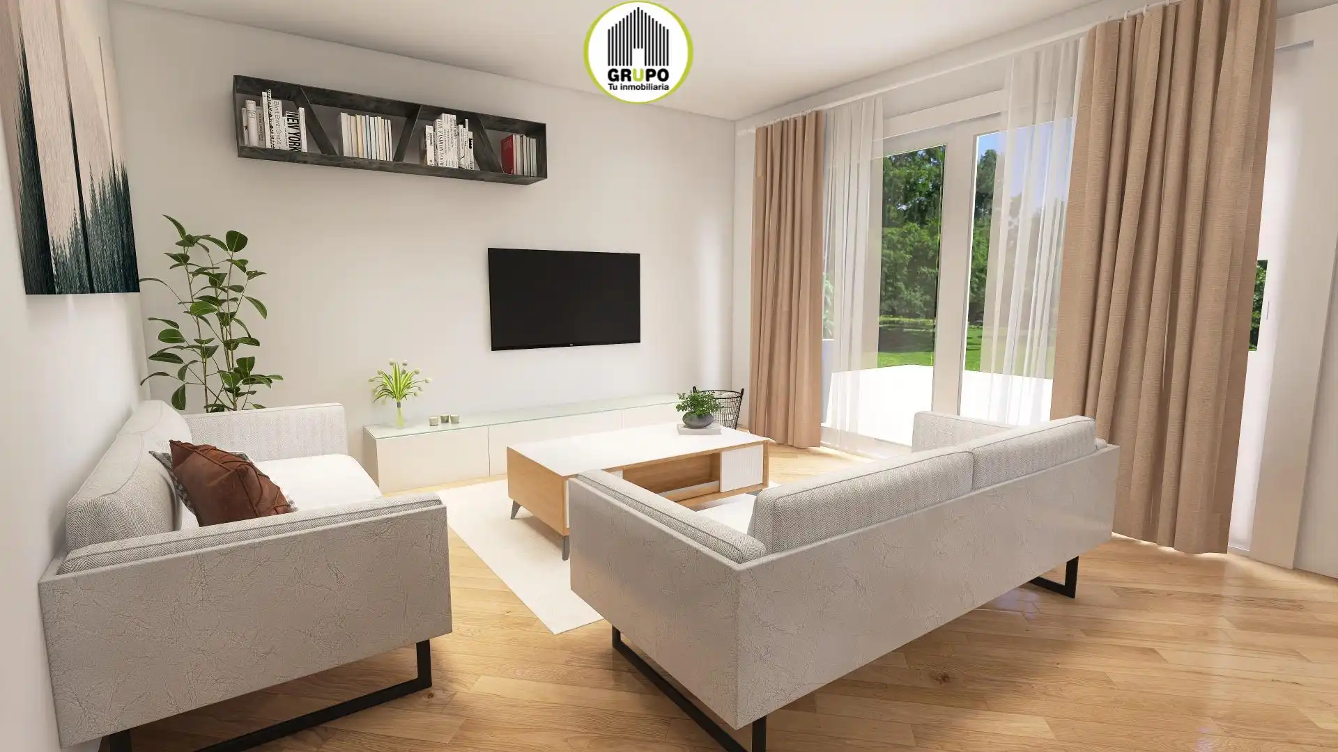 Sala d'estar de Casa o xalet en venda en Esplugues de Llobregat amb Calefacció i Jardí privat