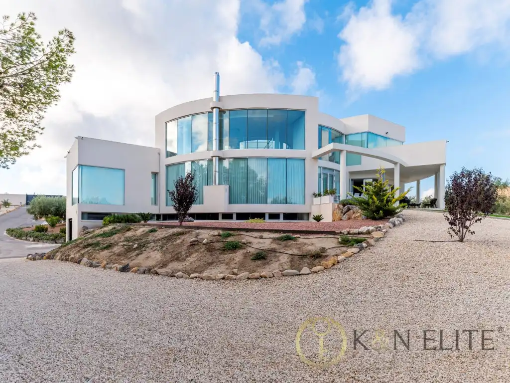 Exterior view of Houses for sale in Petrer  with Air Conditioner, Private garden and Swimming Pool