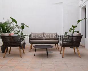Terrace of Apartment to rent in  Valencia Capital  with Air Conditioner, Heating and Private garden