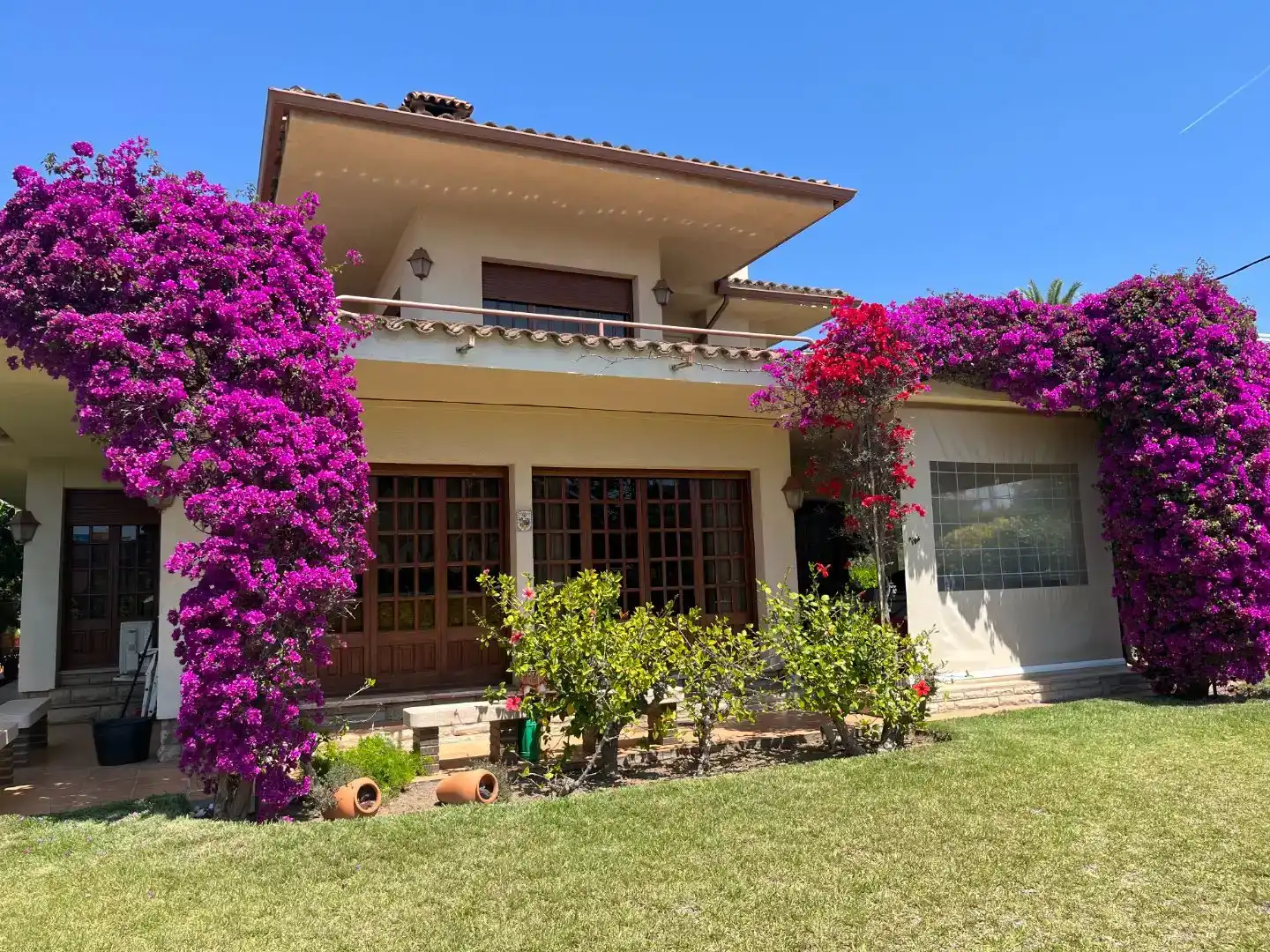 Jardí de Casa o xalet en venda en Cambrils amb Aire condicionat, Piscina i Balcó