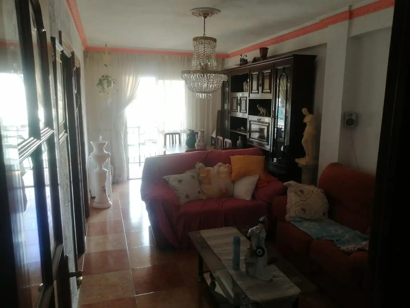 Sala de estar de Piso en venta en Málaga con Terraza