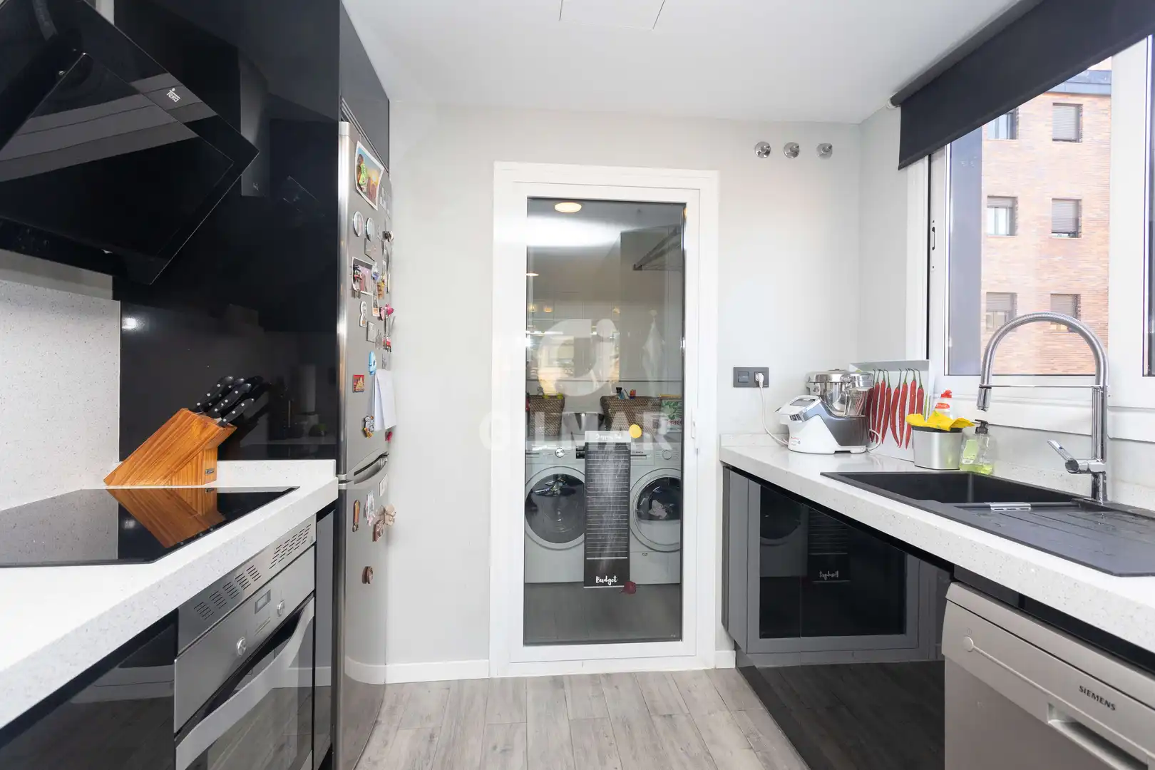 Kitchen of Attic for sale in Madrid  with Heating, Private garden and Storage room