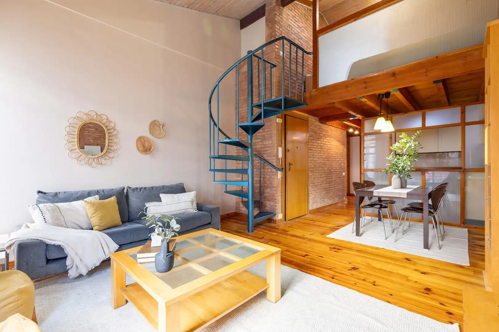 Wohnzimmer von Maisonette zum Verkauf in Valencia mit Klimaanlage und Balkon