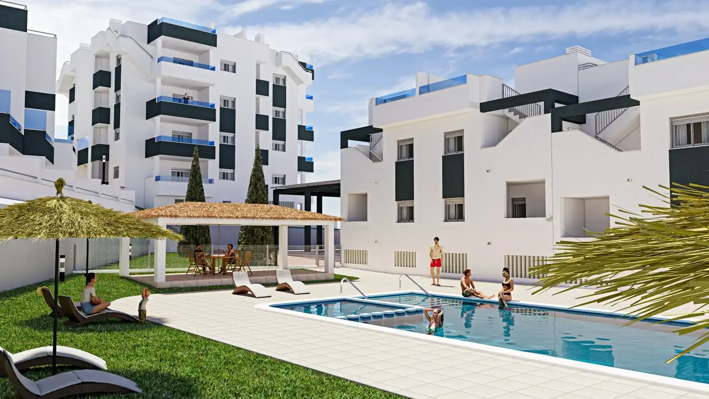 Bungalow amb piscina en venda a Orihuela Costa