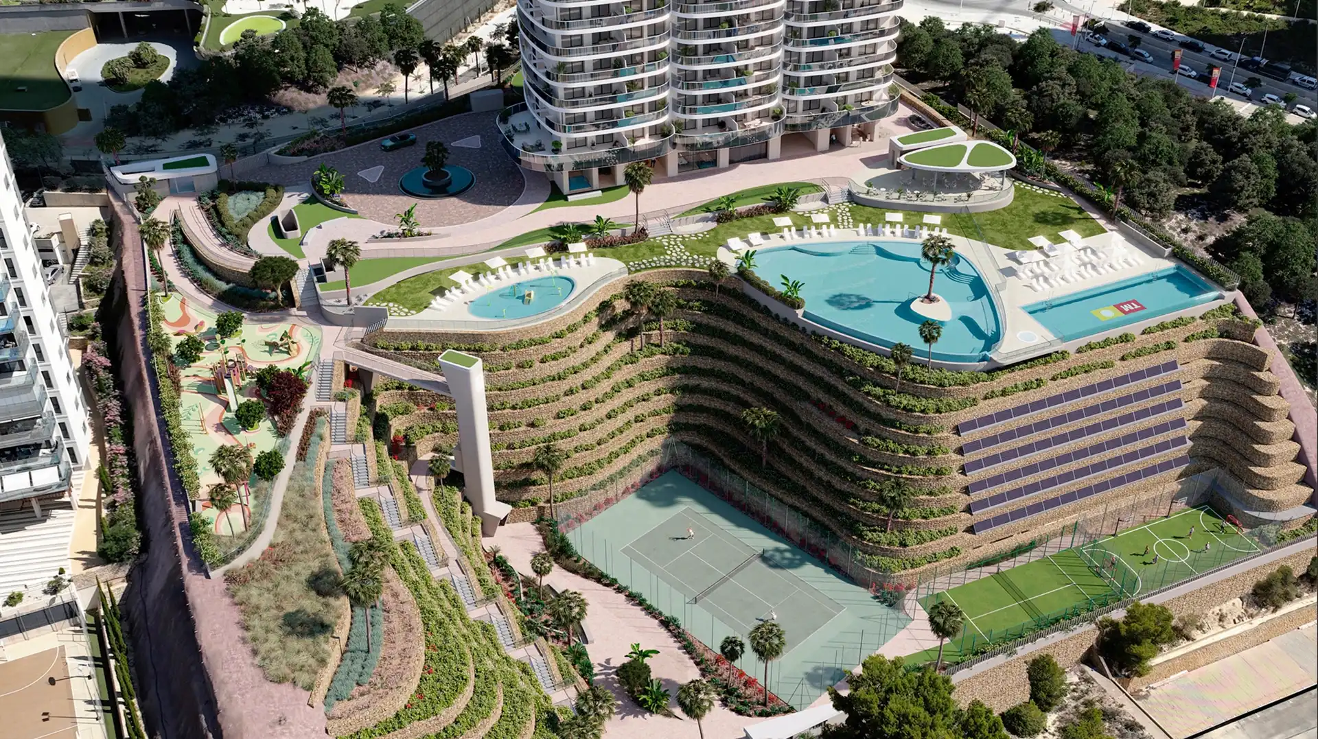Piscina de Àtic en venda en Benidorm amb Aire condicionat, Terrassa i Piscina