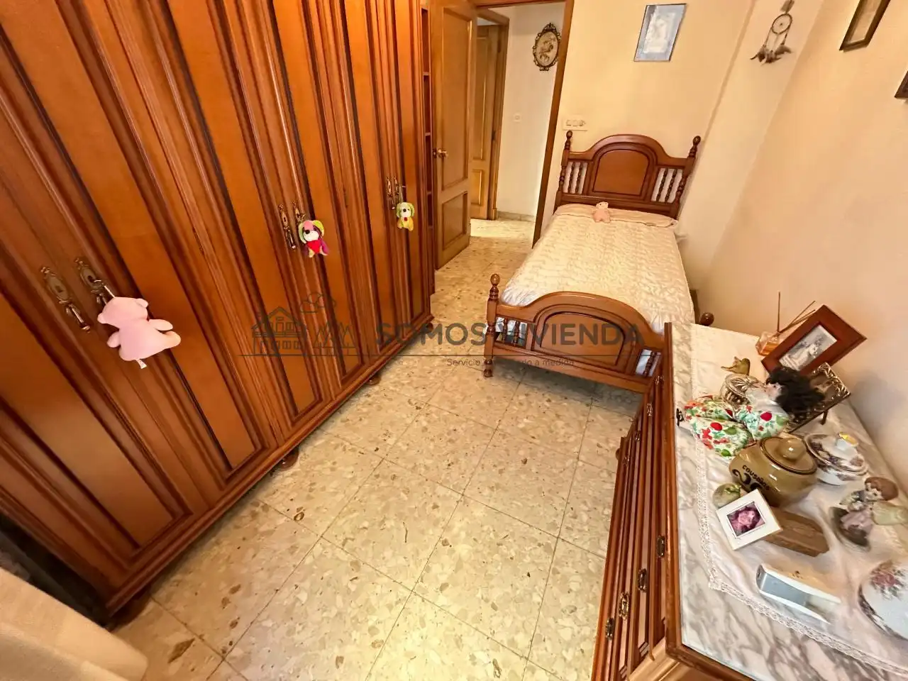 Bedroom of Flat for sale in Ourense Capital   with Heating, Storage room and Furnished