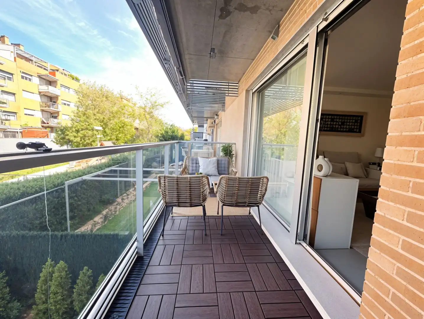 Balcony of Flat for sale in Paracuellos de Jarama  with Air Conditioner, Heating and Terrace