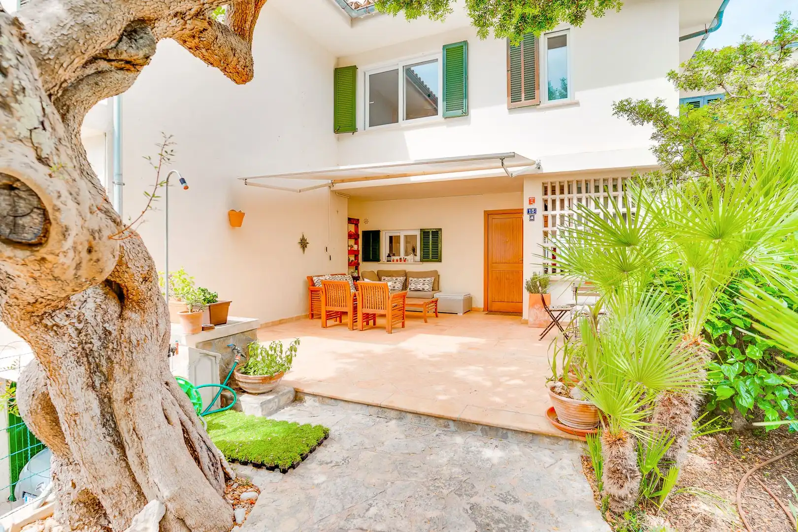 Garden of Detached homes for sale in Alcúdia  with Air Conditioner, Heating and Private garden