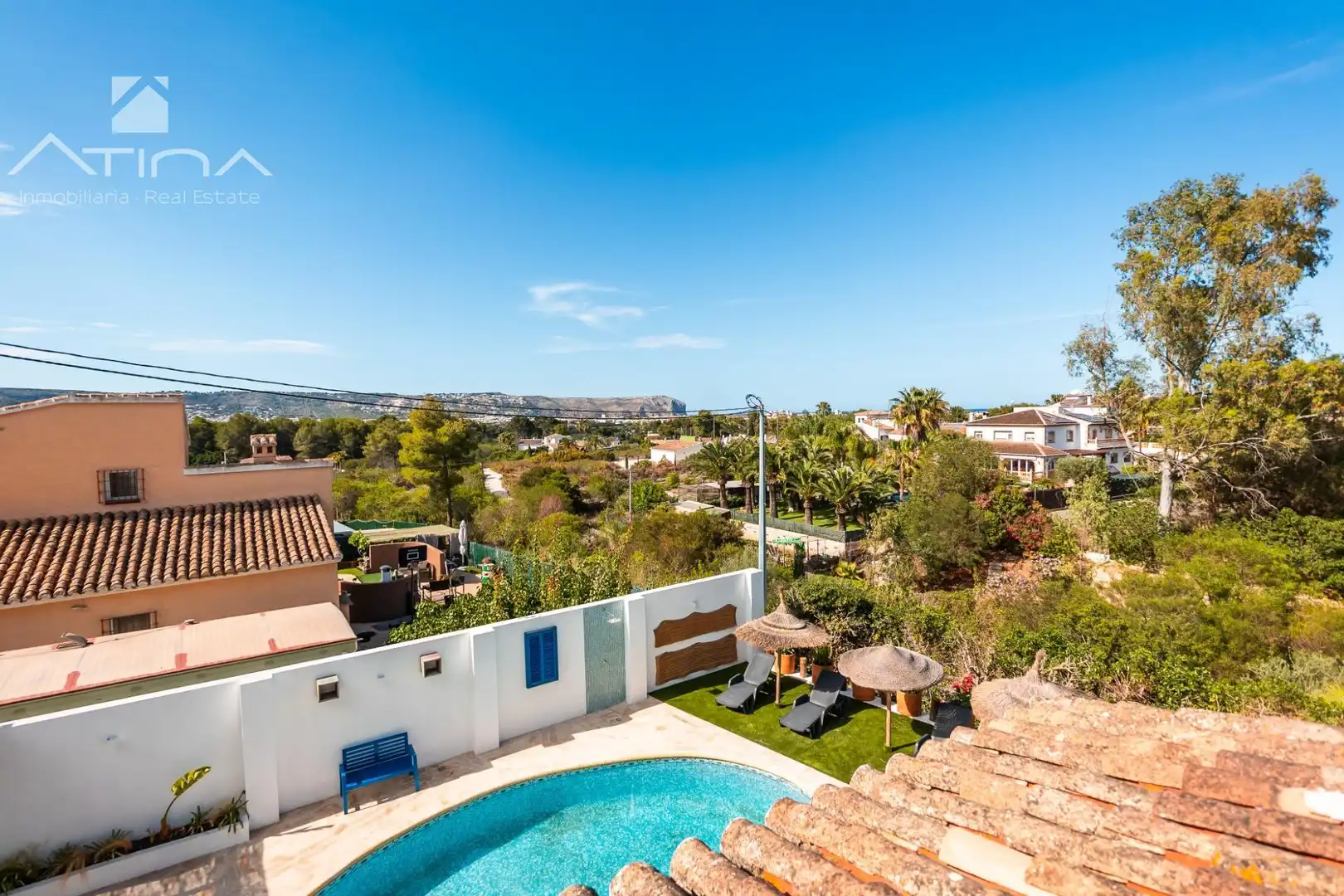 Swimming pool of Houses for sale in Jávea / Xàbia  with Air Conditioner, Private garden and Terrace