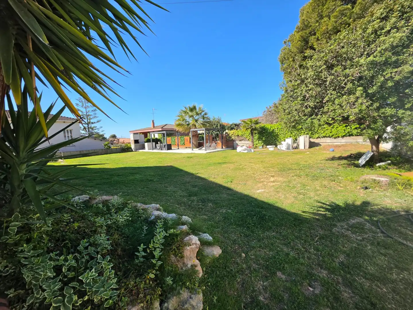 Garden of Houses for sale in Cunit  with Air Conditioner, Heating and Private garden