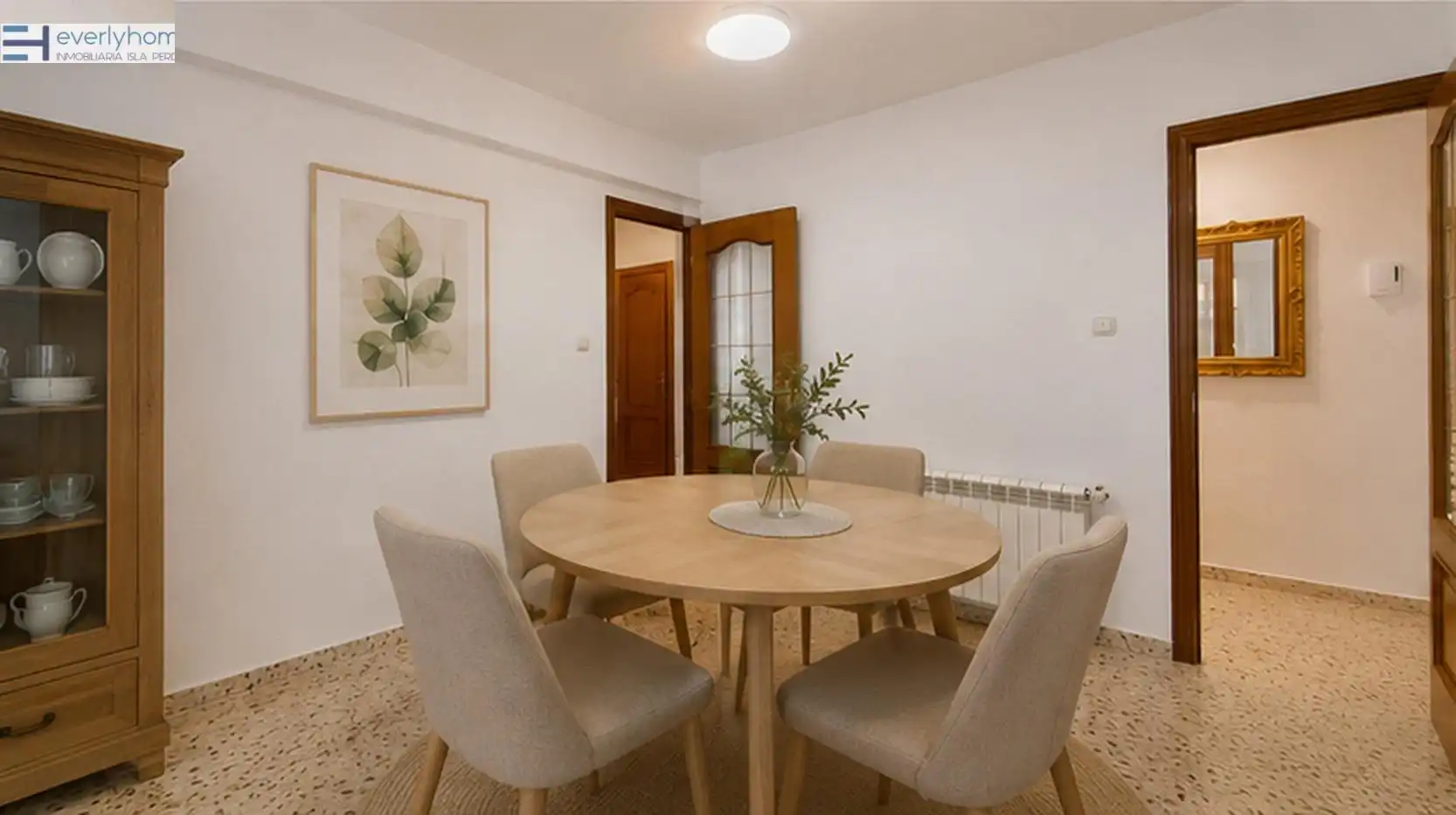 Dining room of Flat for sale in Valencia  with Furnished and Balcony