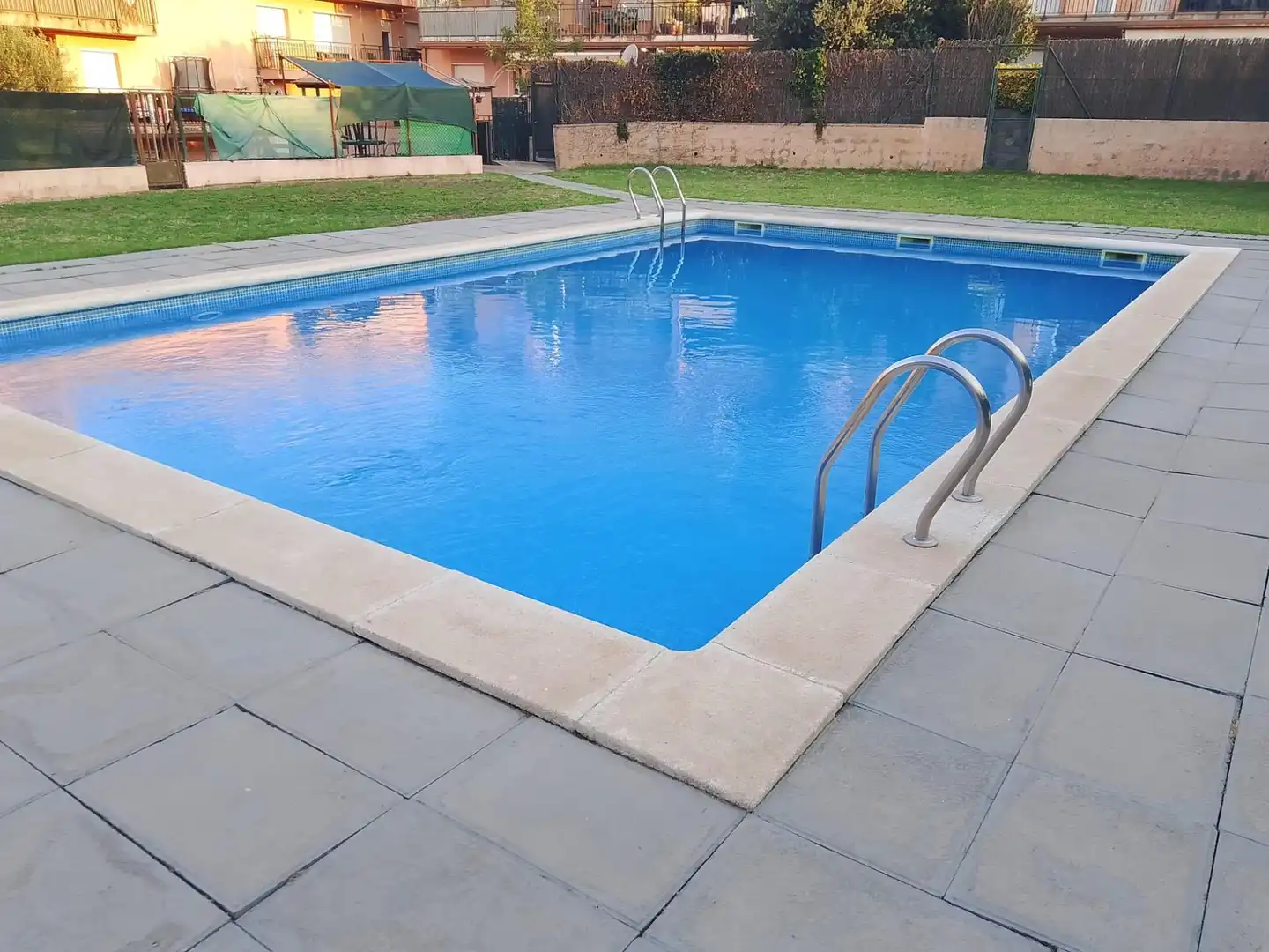 Swimming pool of Ground floor for sale in Santa Coloma de Farners  with Air Conditioner, Heating and Terrace