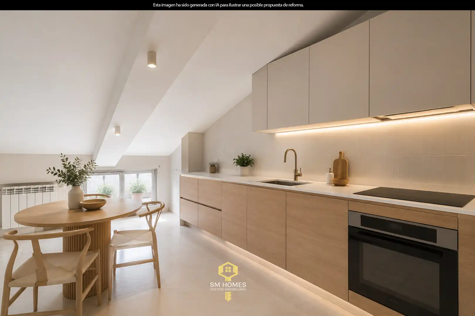 Kitchen of Attic for sale in San Fernando de Henares  with Air Conditioner, Heating and Terrace