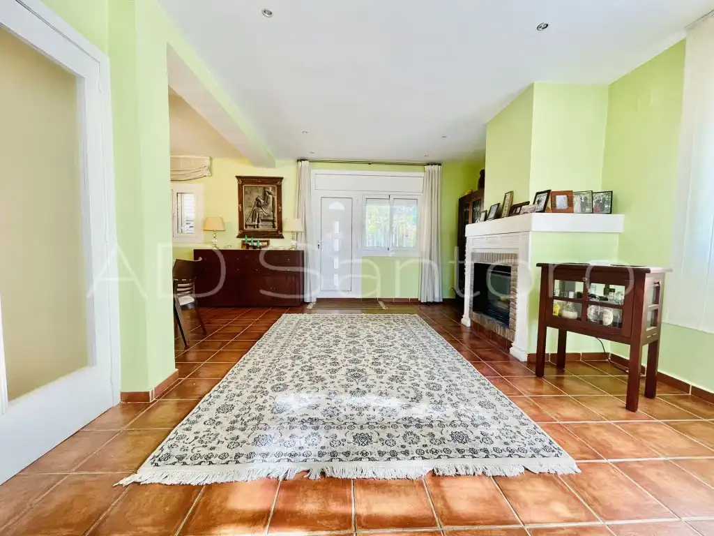 Living room of Houses for sale in Sant Pere de Ribes  with Private garden, Terrace and Swimming Pool