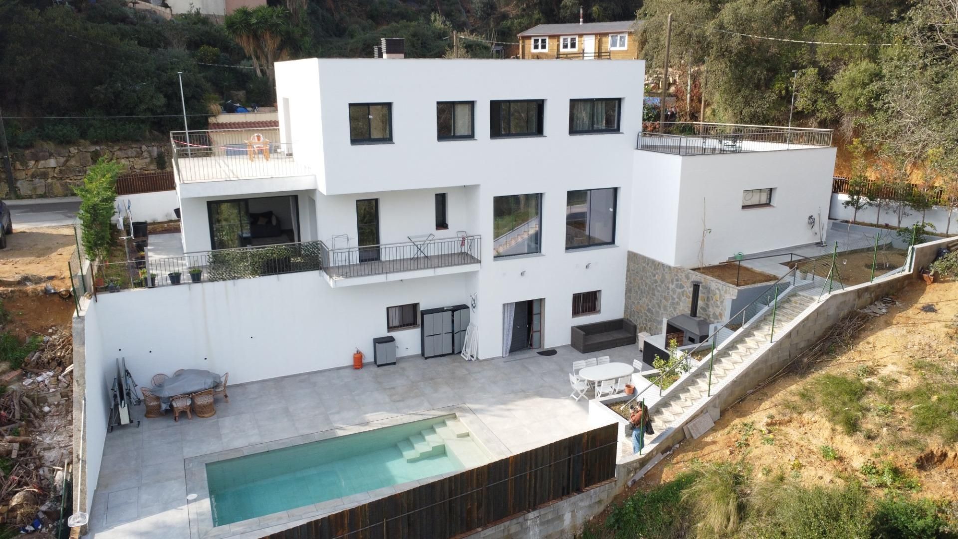 Vista exterior de Casa o chalet en venta en Calonge i Sant Antoni con Aire acondicionado, Jardín privado y Terraza