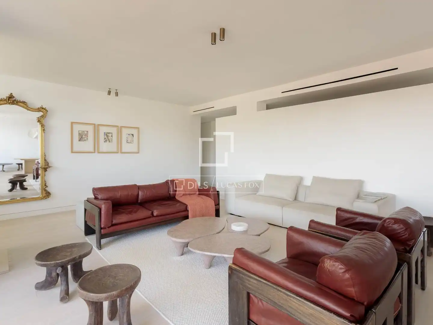 Living room of Flat for rent in Madrid  with Air Conditioner, Heating and Private garden
