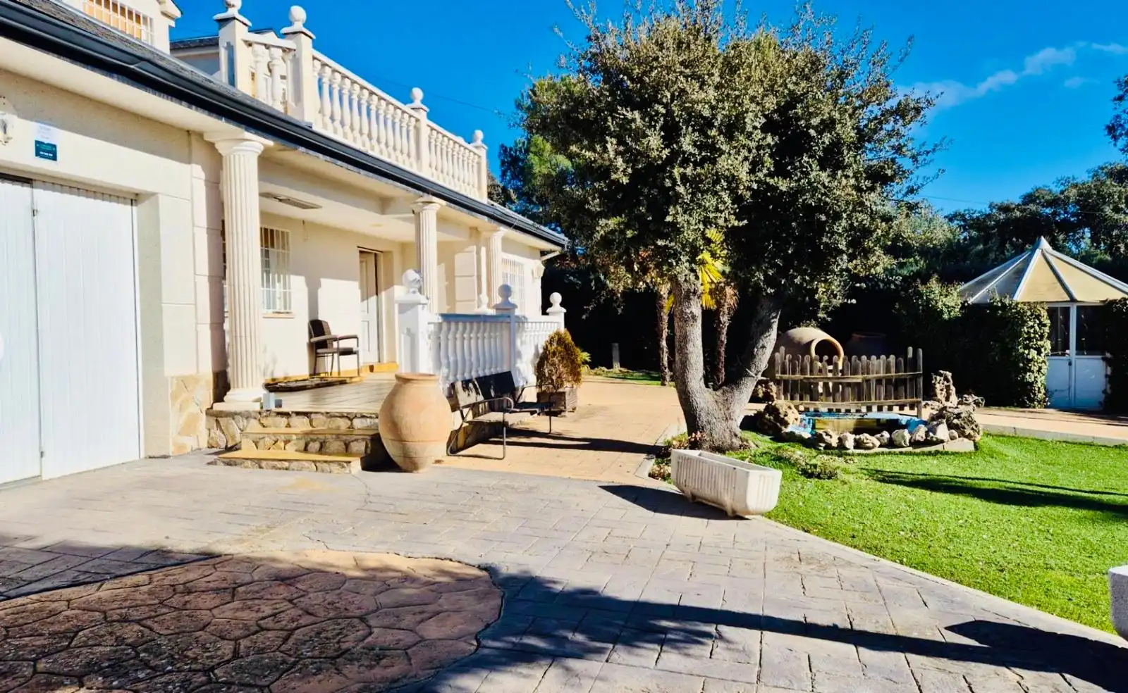 Terraza de Casa o chalet en venta en Nuevo Baztán con Calefacción, Jardín privado y Terraza