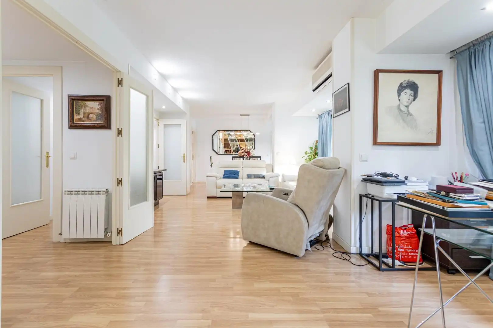 Sala de estar de Piso en venta en Madrid con Aire acondicionado, Calefacción y Jardín privado