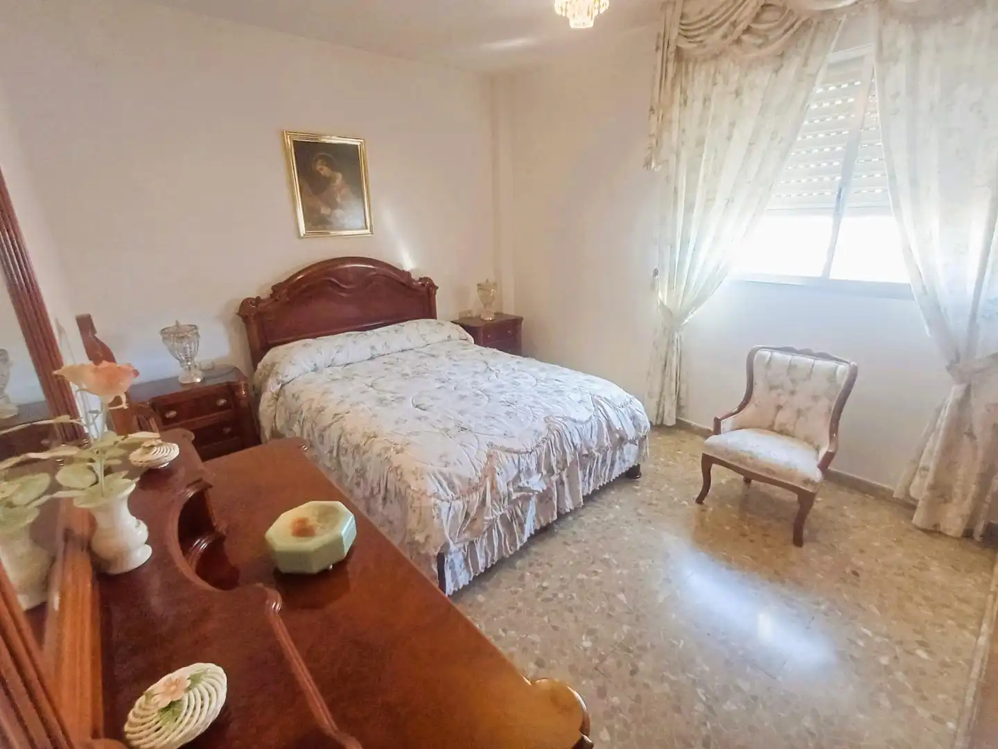 Schlafzimmer von Wohnung zum Verkauf in Málaga mit Klimaanlage, Terrasse und Möbliert