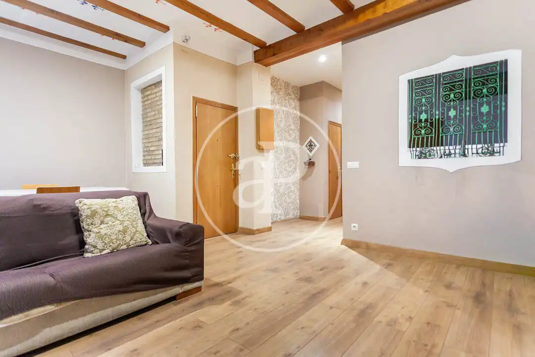 Wohnzimmer von Wohnung zum Verkauf in Valencia mit Klimaanlage, Heizung und Terrasse