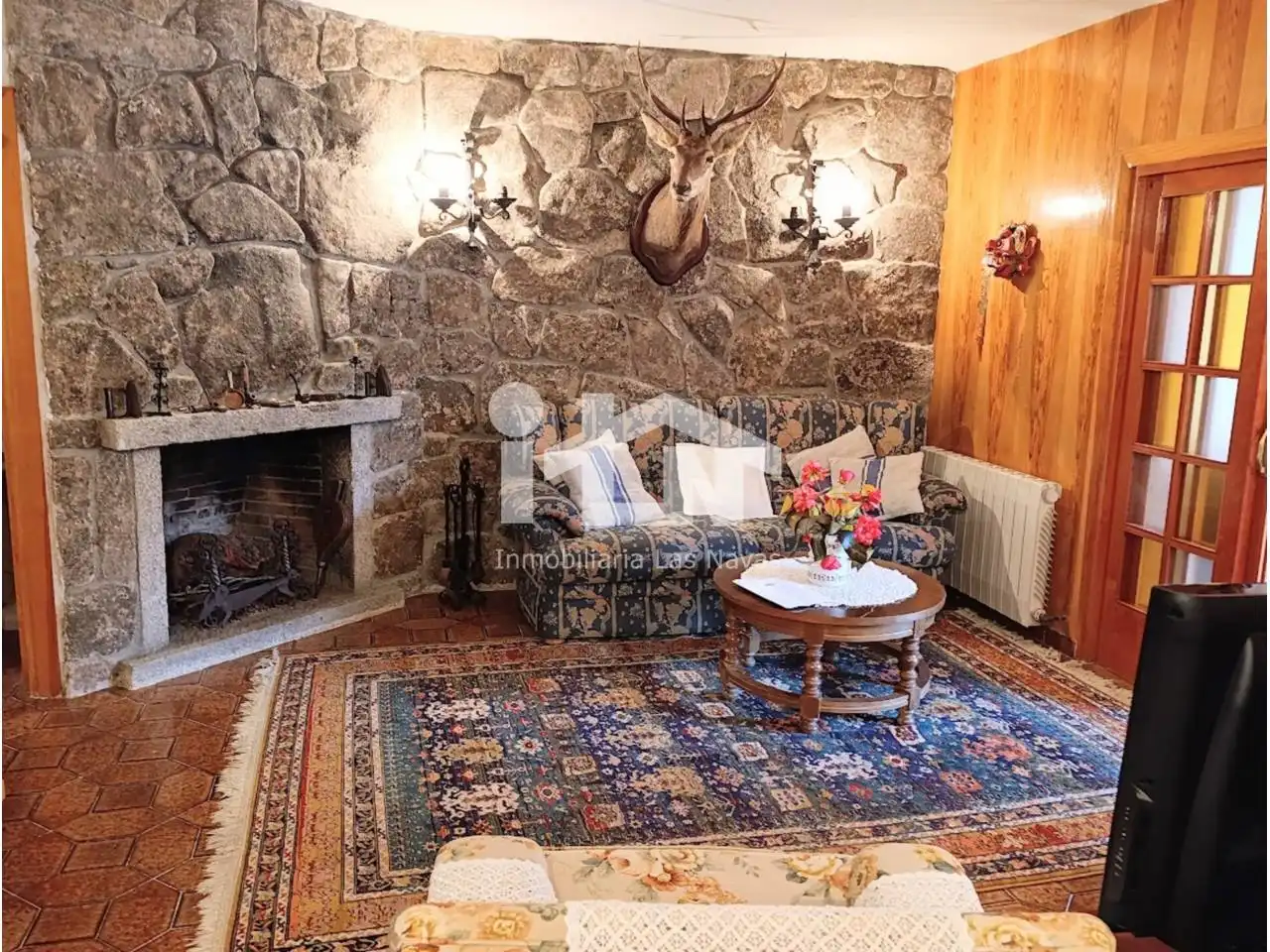 Sala de estar de Casa o chalet en venta en Peguerinos con Calefacción, Jardín privado y Terraza