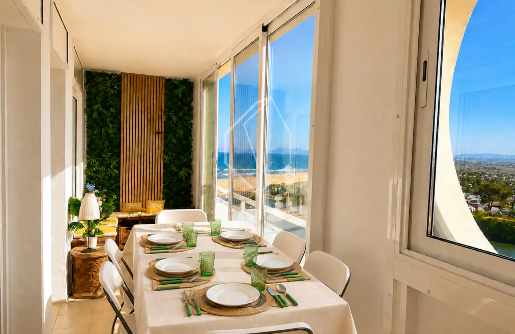 Esszimmer von Wohnungen zum Verkauf in Empuriabrava mit Klimaanlage, Terrasse und Möbliert