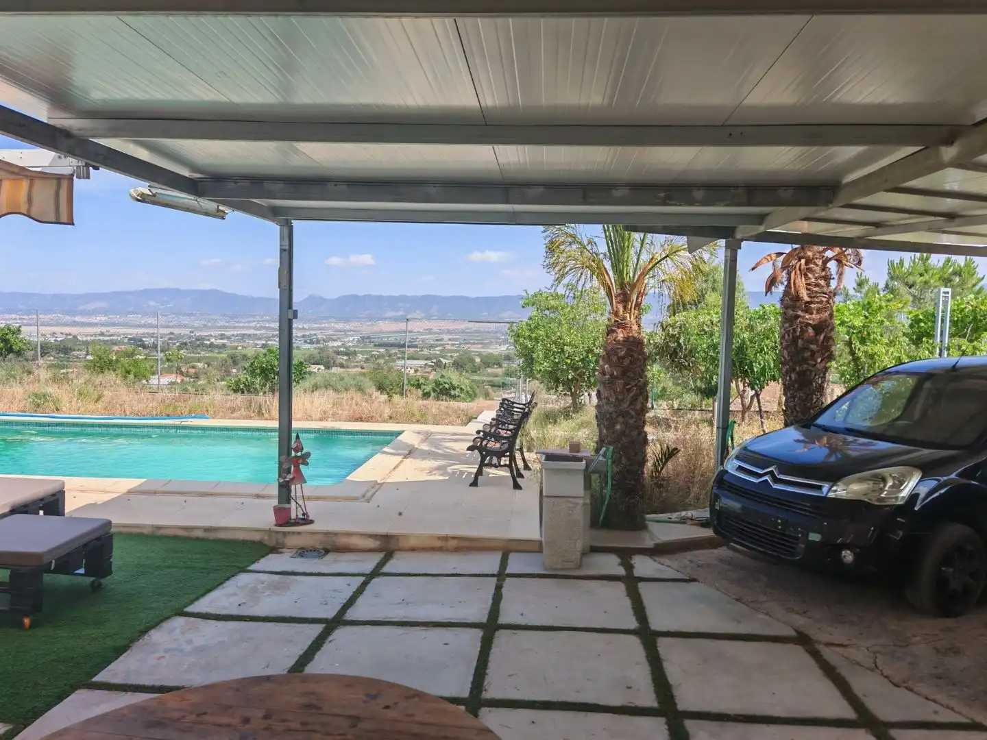 Terrassa de Casa o xalet en venda en Alcantarilla amb Aire condicionat, Terrassa i Piscina