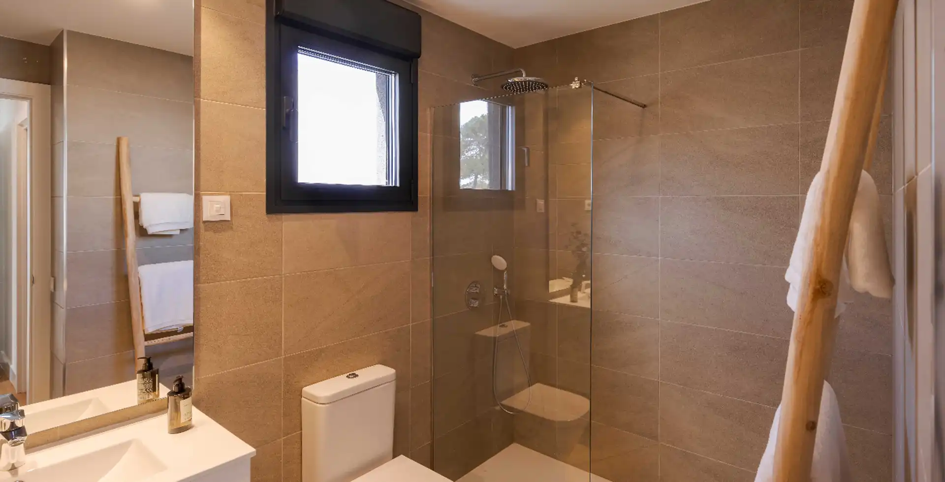 Badezimmer von Country house zum Verkauf in Llucmajor mit Klimaanlage, Heizung und Terrasse
