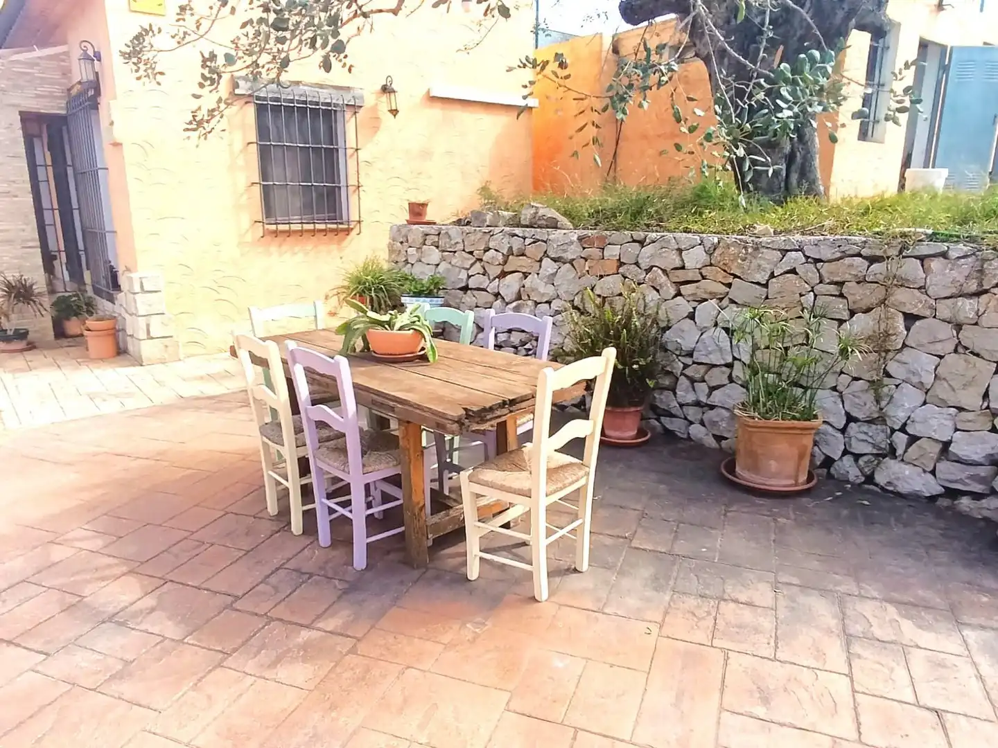 Terraza de Finca rústica de alquiler en Benissa con Calefacción y Amueblado