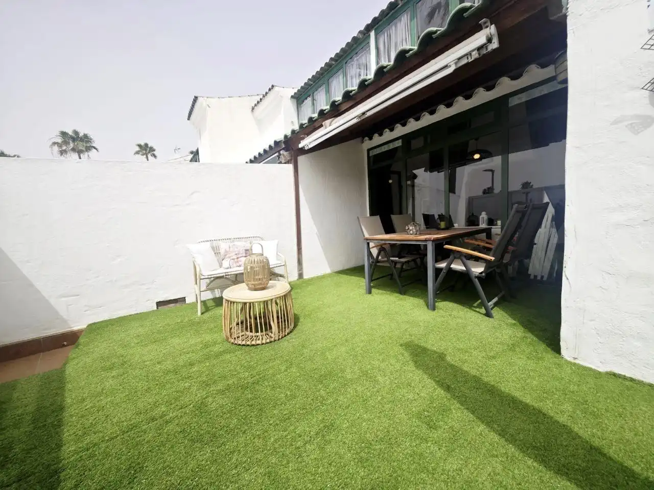 Terrace of Houses for rent in San Bartolomé de Tirajana  with Air Conditioner, Terrace and Furnished