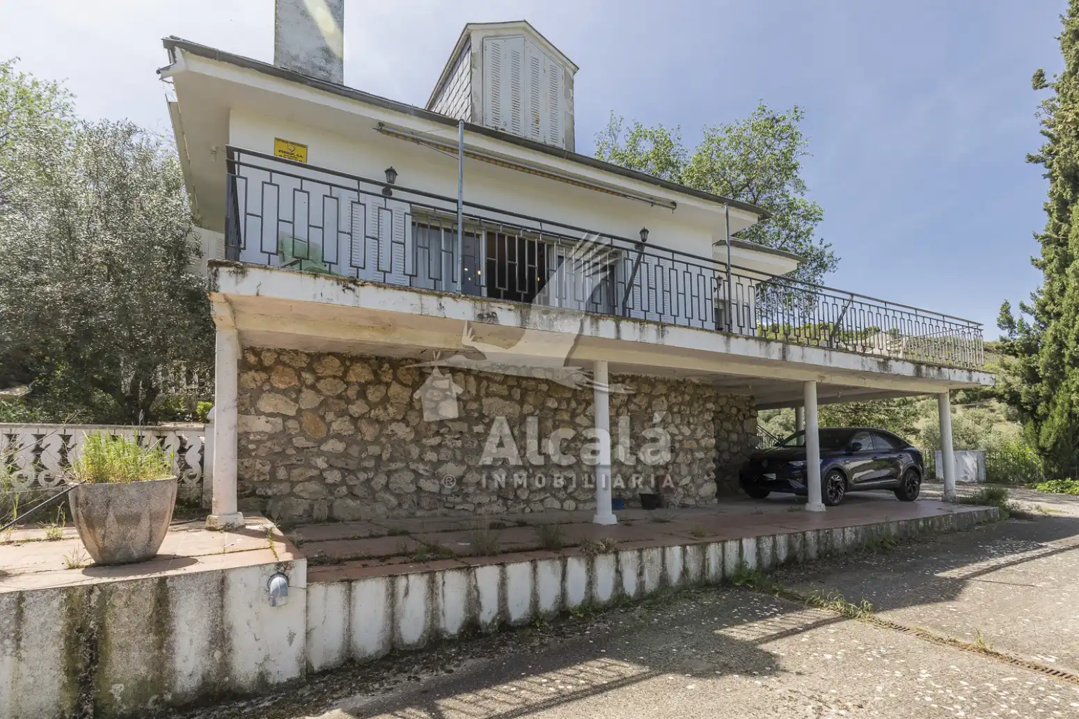 Vista exterior de Casa o chalet en venta en Valverde de Alcalá con Calefacción, Terraza y Trastero