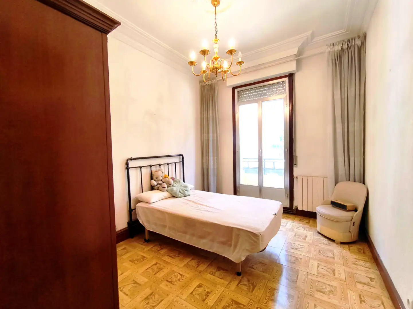 Bedroom of Flat for sale in  Logroño  with Heating, Storage room and Balcony