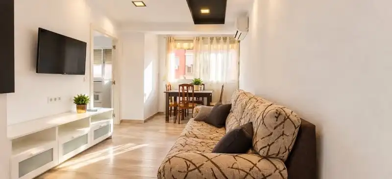Sala de estar de Piso en venta en Málaga con Aire acondicionado y Calefacción