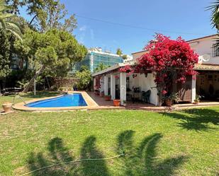 Jardí de Casa o xalet de lloguer en Sitges amb Piscina