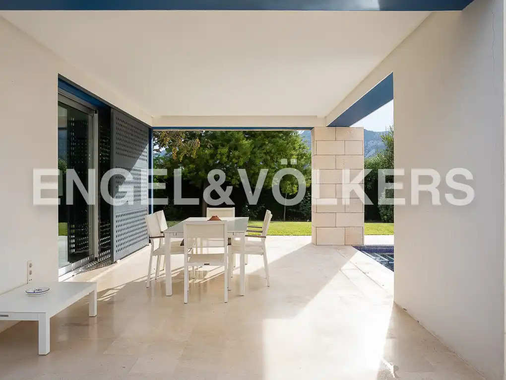 Terrassa de Casa o xalet en venda en Rugat amb Aire condicionat, Calefacció i Jardí privat