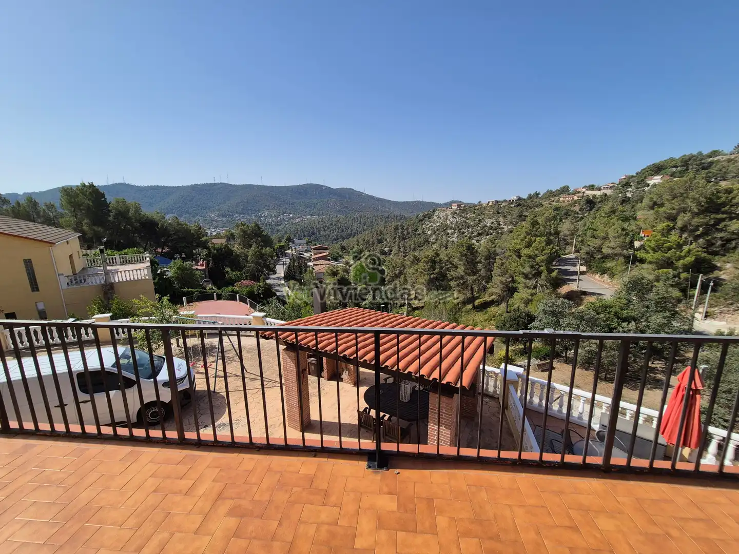 Terraza de Casa o chalet en venta en Olesa de Bonesvalls con Aire acondicionado, Calefacción y Jardín privado