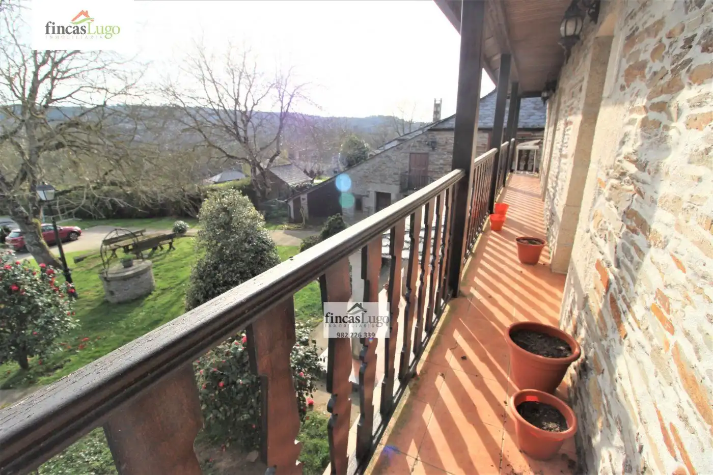 Terraza de Casa o chalet en venta en Lugo con Jardín privado, Terraza y Trastero