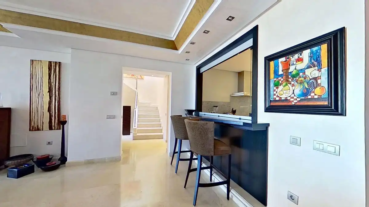 Cocina de Ático en venta en Marbella con Aire acondicionado, Terraza y Sauna