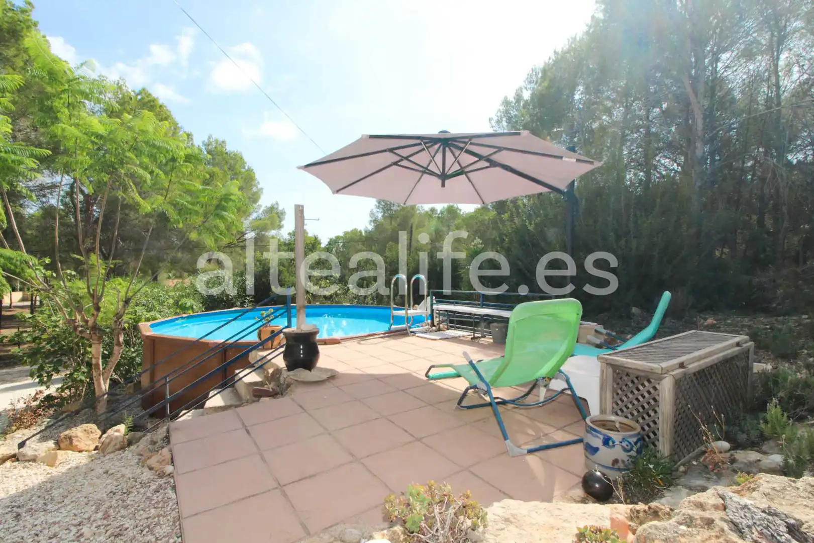 Jardí de Casa o xalet en venda en Altea amb Aire condicionat, Jardí privat i Terrassa