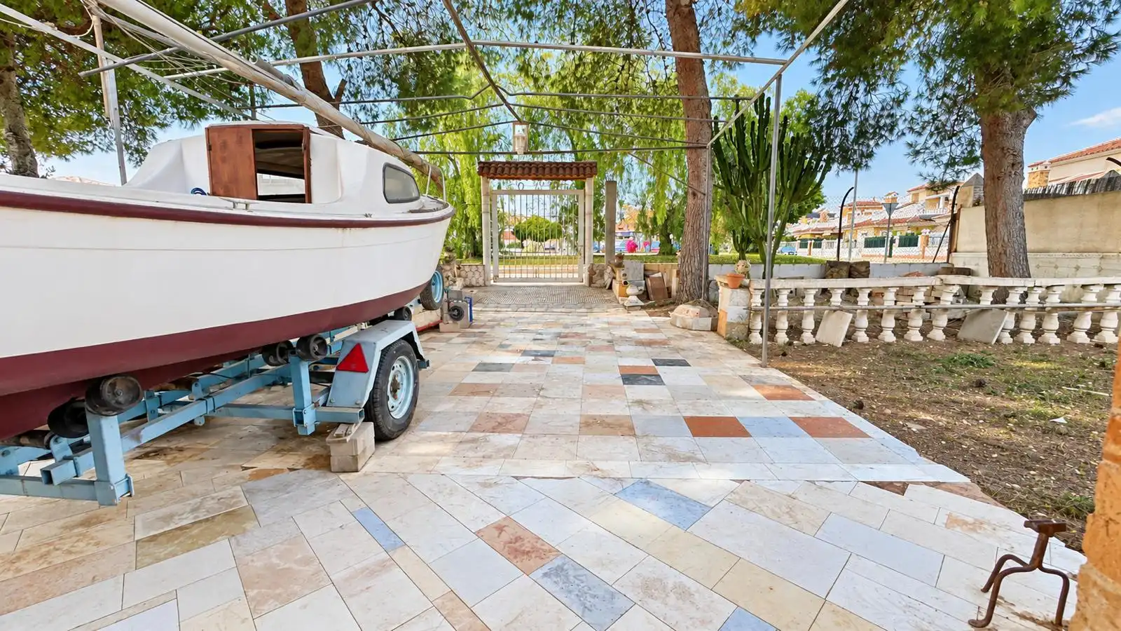Terrassa de Casa o xalet en venda en Las Lomas de Rame - Bahía Bella