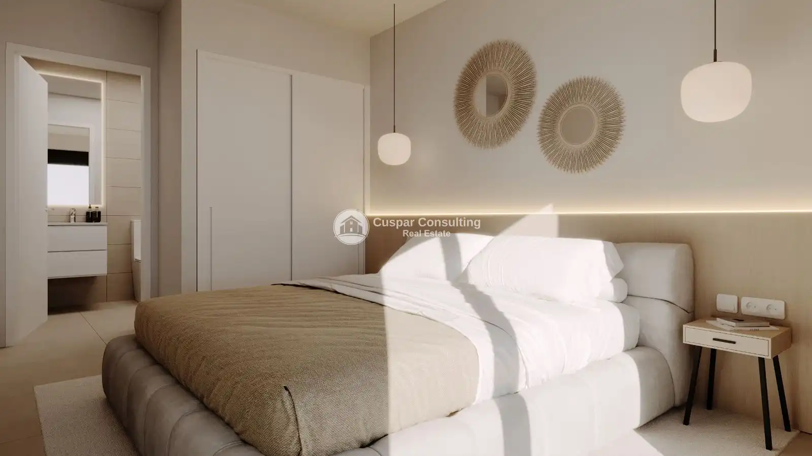 Dormitori de Apartament en venda en La Nucia amb Aire condicionat, Terrassa i Traster