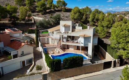 Vista exterior de Casa o xalet en venda en  Murcia Capital amb Aire condicionat, Terrassa i Piscina