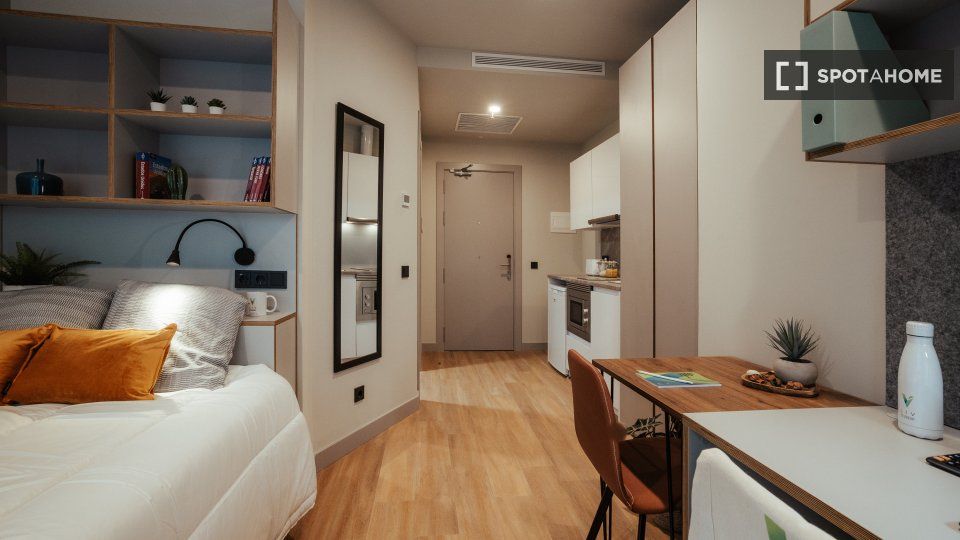Bedroom of Flat to rent in  Barcelona Capital  with Air Conditioner, Heating and Furnished