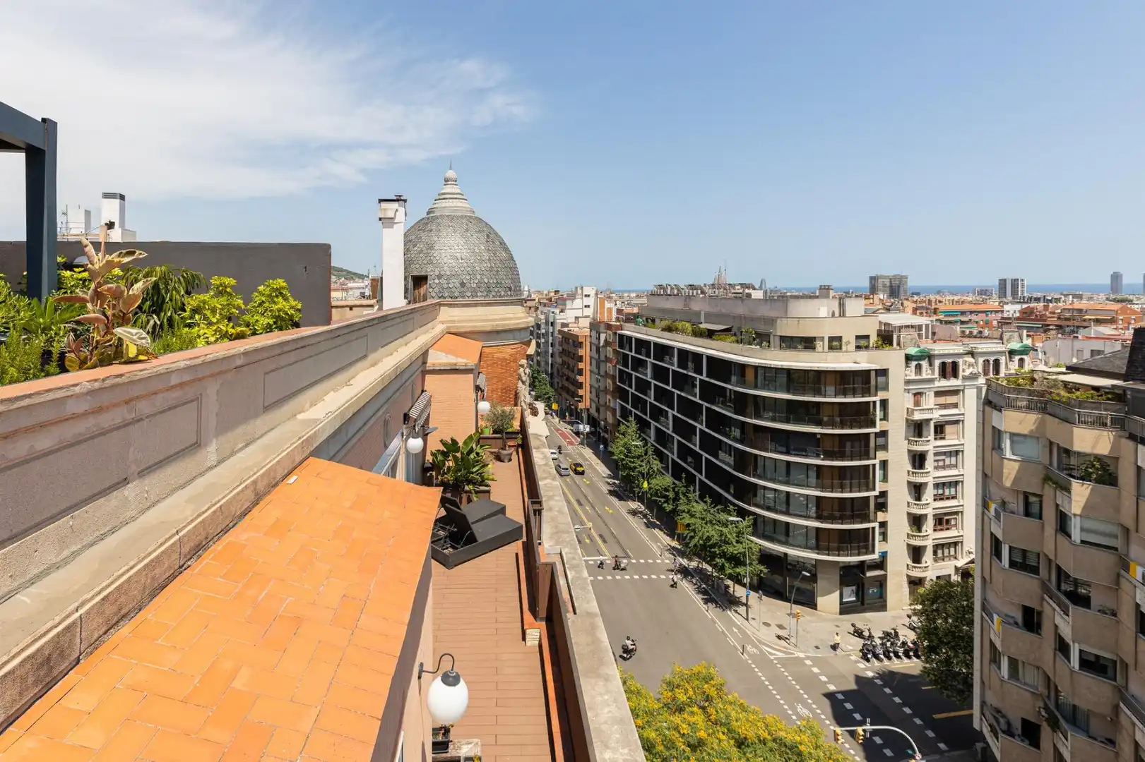 Vista exterior de Ático en venta en Barcelona con Aire acondicionado, Calefacción y Parquet
