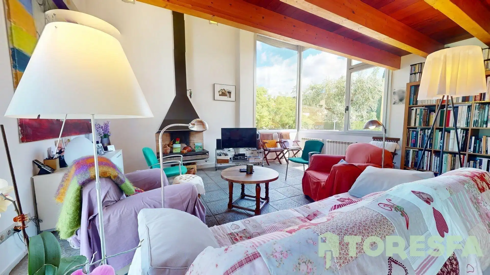 Living room of Houses for sale in Sant Esteve de Palautordera  with Heating
