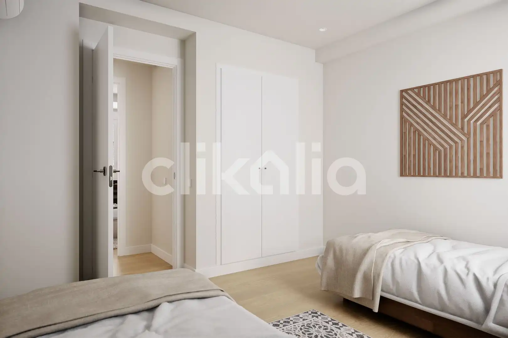 Bedroom of Flat for sale in Sevilla  with Air Conditioner, Private garden and Terrace