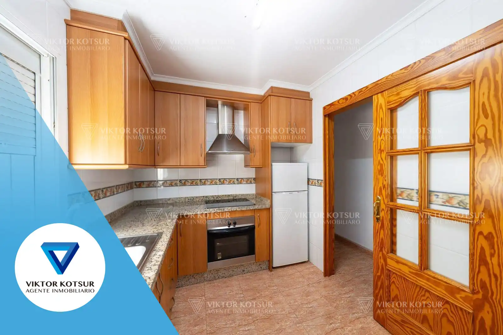 Cocina de Piso en venta en Roquetas de Mar con Aire acondicionado, Terraza y Amueblado