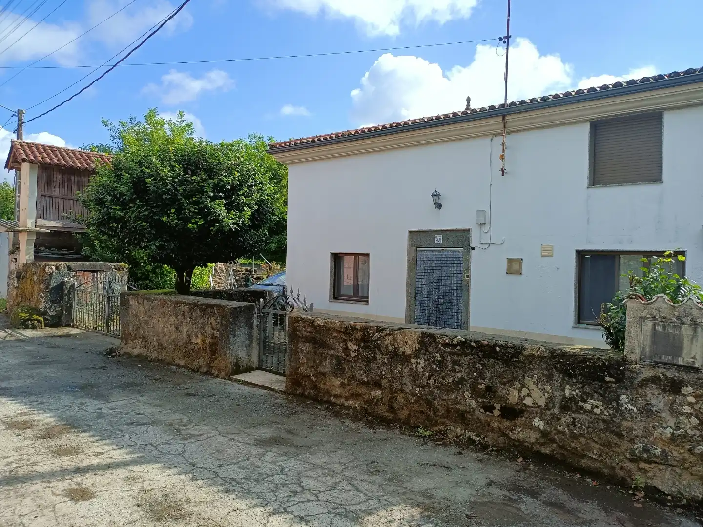 Vista exterior de Casa o chalet en venta en Toques con Trastero