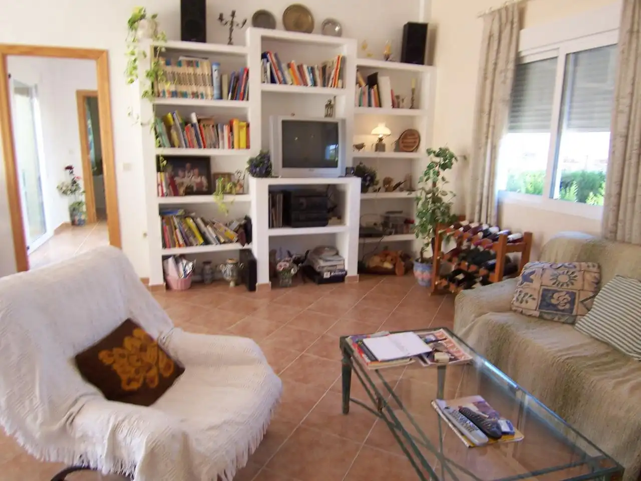 Sala d'estar de Casa o xalet en venda en Cartagena amb Calefacció, Jardí privat i Terrassa